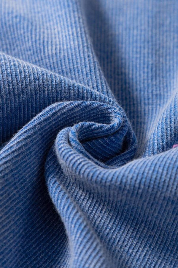 Women Sleeveless Tops | Sky Blue Mineral Wash Ribbed Notch Neck Tank Top - Image 6