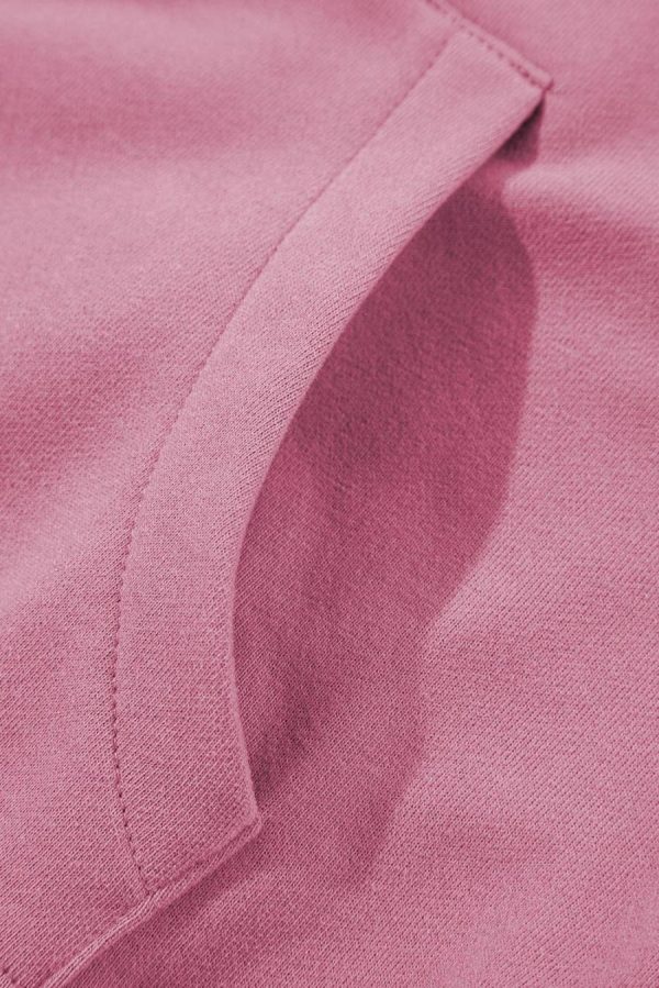Women Sweatshirts & Hoodies | Phalaenopsis Zip Up Stand Collar Ribbed Thumbhole Sleeve Sweatshirt - Image 6