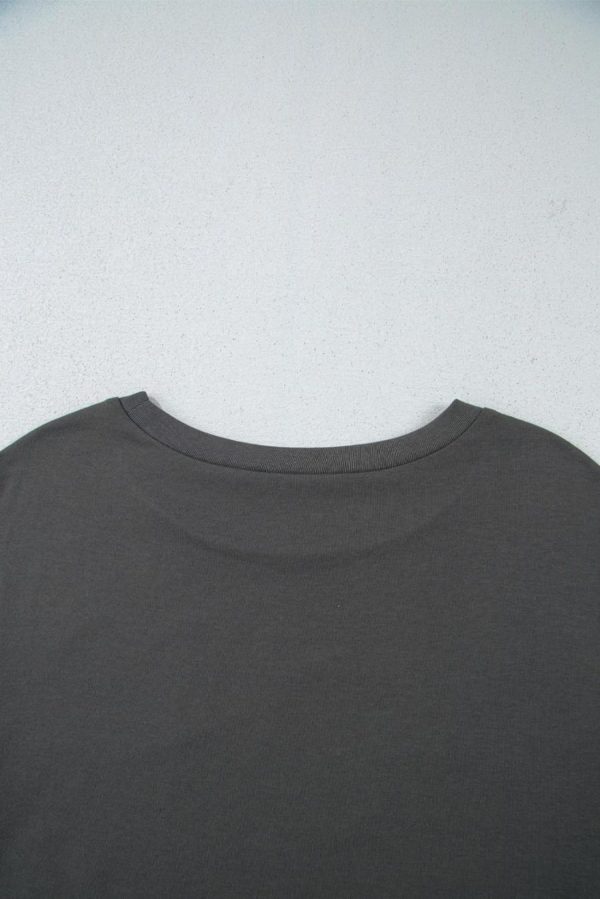 Women T Shirts | Carbon Grey Vintage Yall Stars Boots Graphic Tee - Image 7