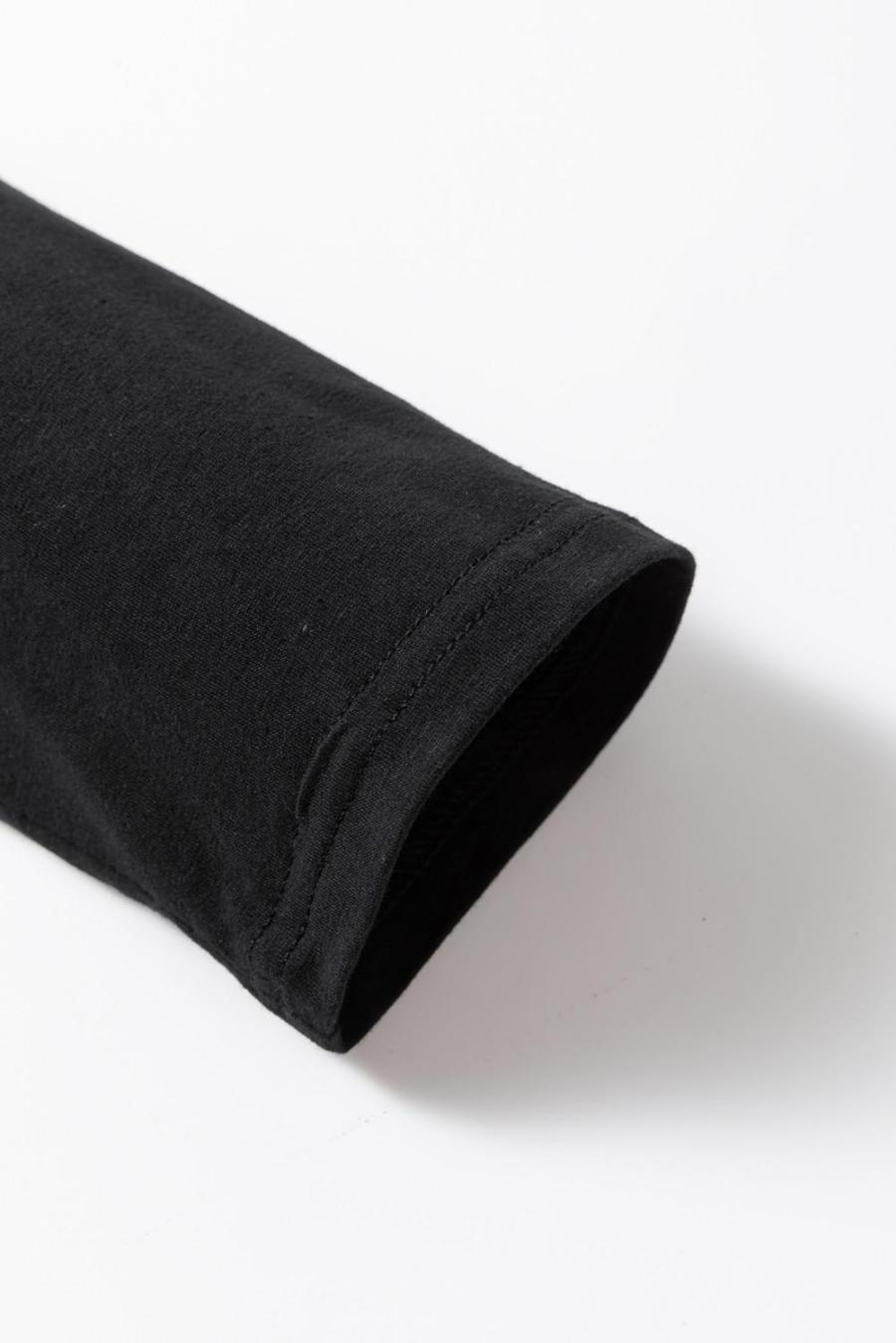 Women Long Sleeve Tops | White Leopard Colorblock Patchwork Crew Neck Top