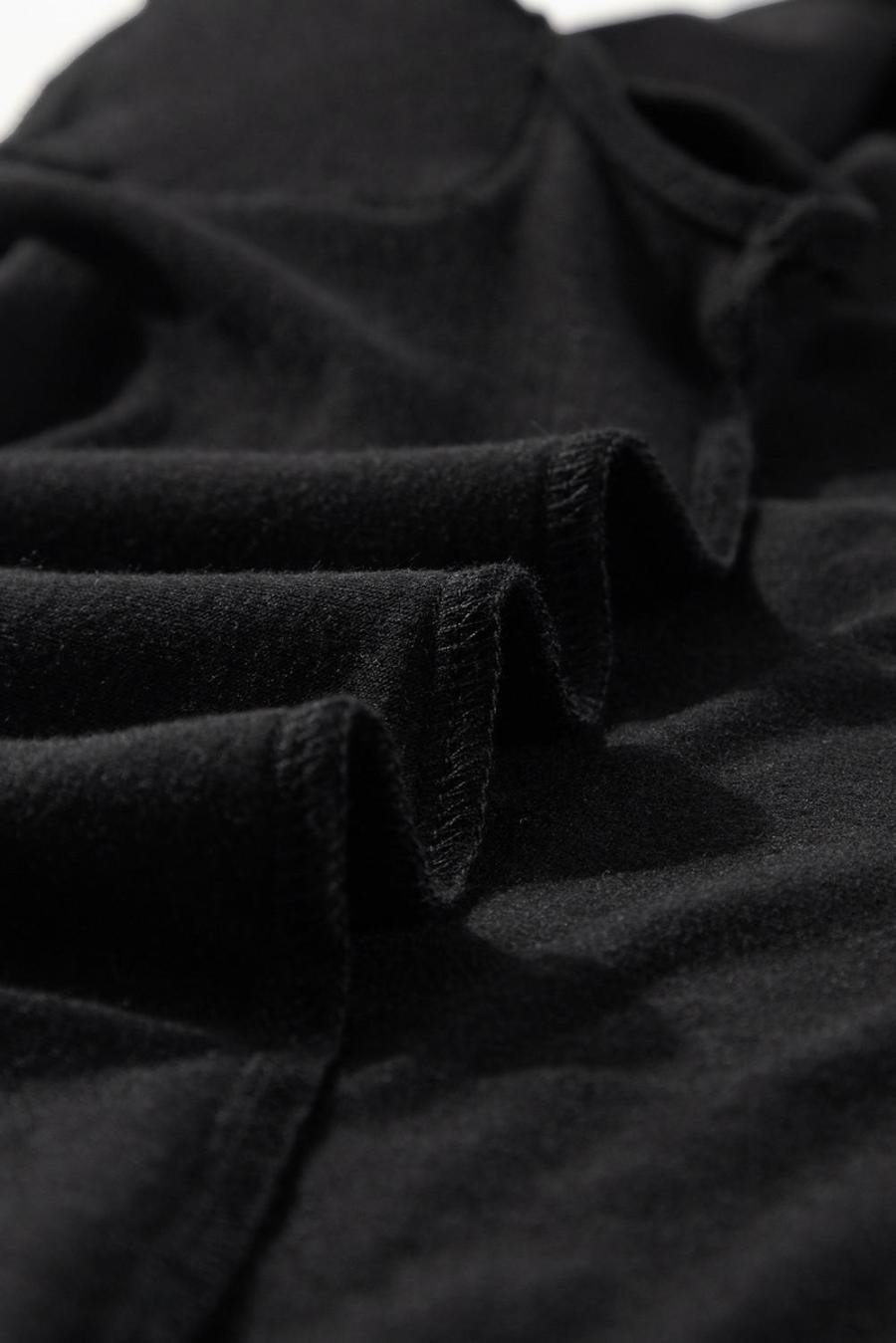 Women Sleeveless Tops | Black Floral Crochet Patchwork Crew Neck Sleeveless Top