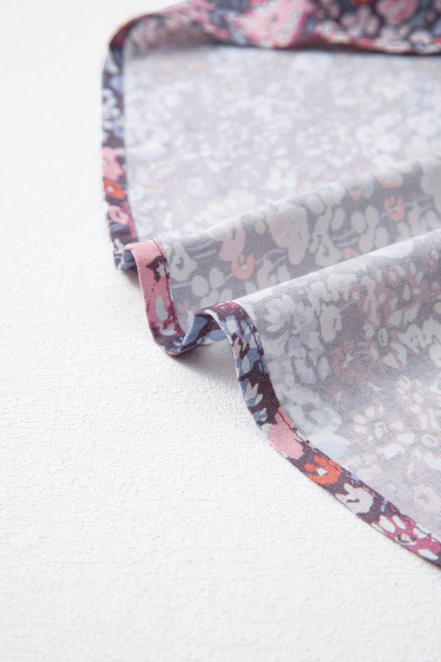 Women Sleeveless Tops | Boho Floral Pleated Button Front Sleeveless Top